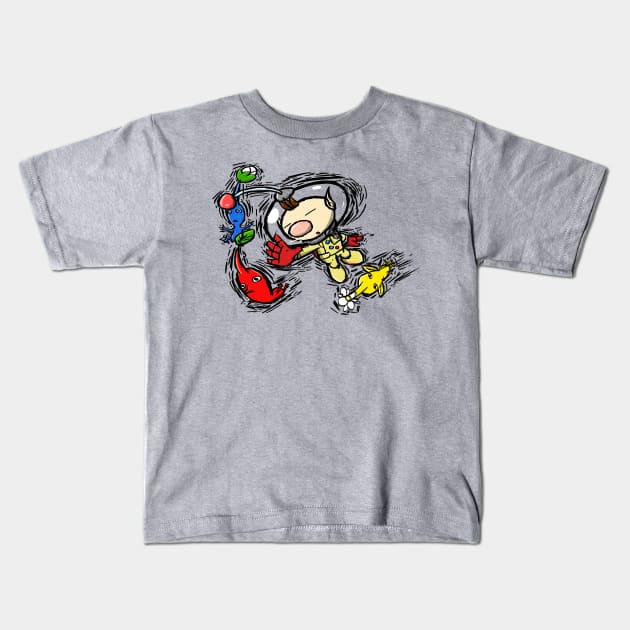 Captain Olimar Kids T-Shirt by Hawke525